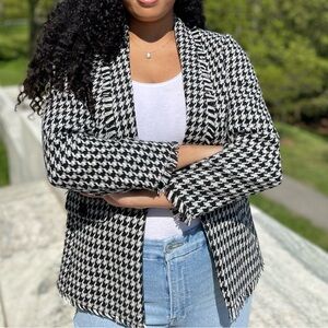 Express Houndstooth Blazer